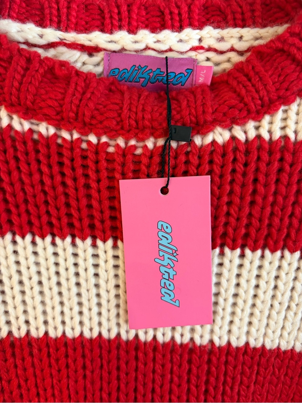 NWT Edikted Red M/L - Picture 3 of 5